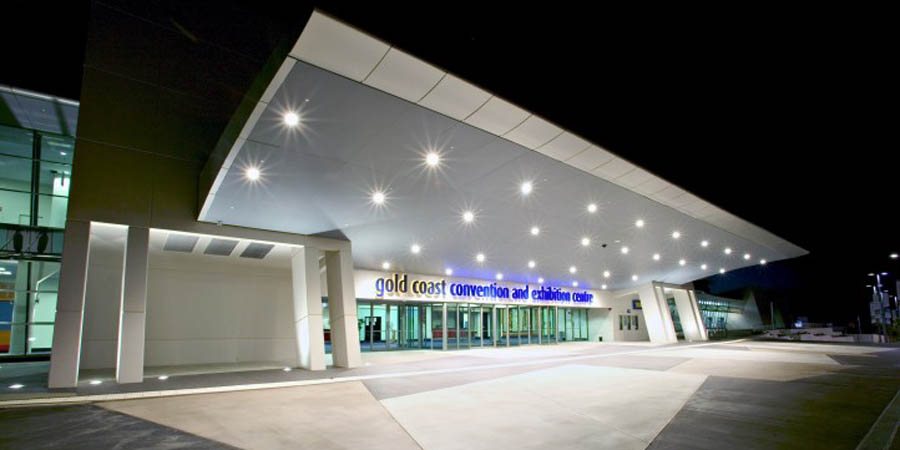Worker dies in fall at convention centre