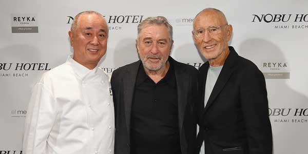 Robert De Niro leads star line-up at Nobu Hotel opening