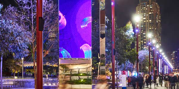 ICC Sydney lights up locality