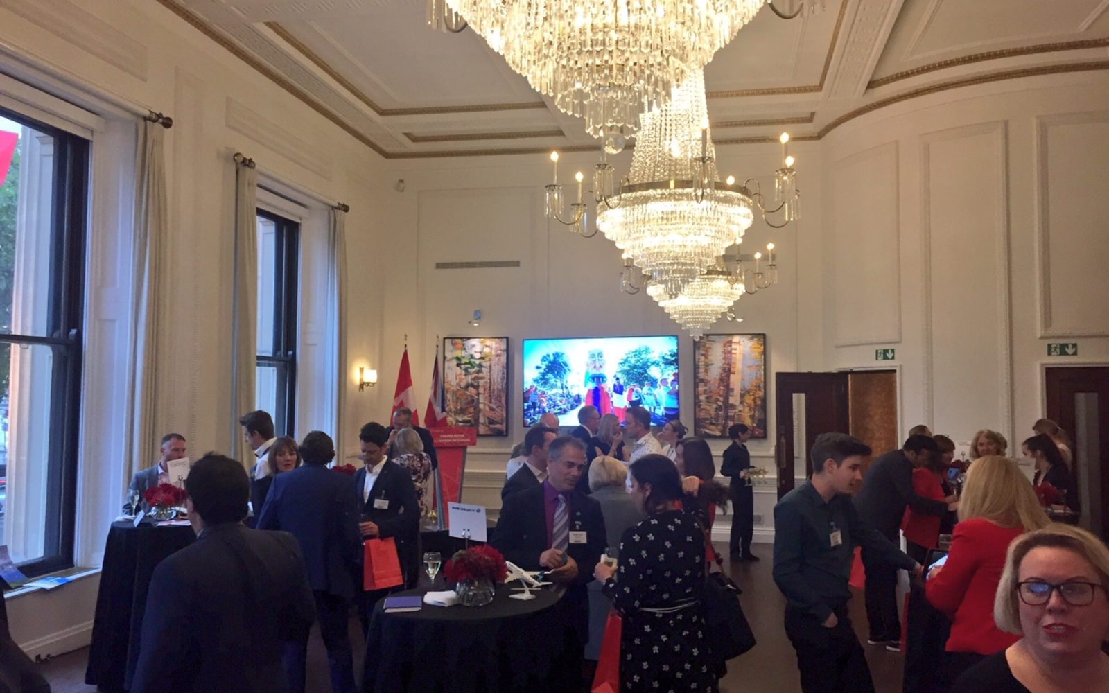 Business Events Canada at Trafalgar Square in pictures