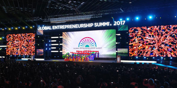 Global Entrepreneurship Summit 2017 at Hyderabad International Convention Centre