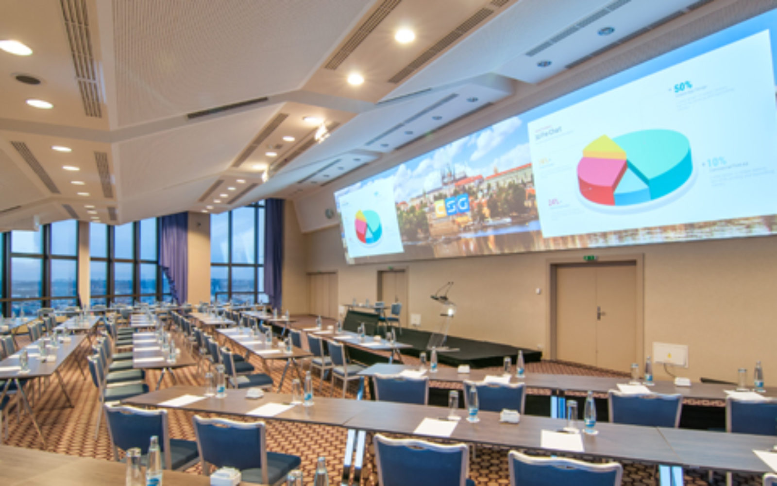Corinthia Prague’s big new video wall