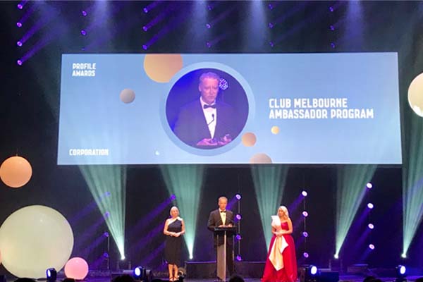 Club Melbourne awarded top city accolade