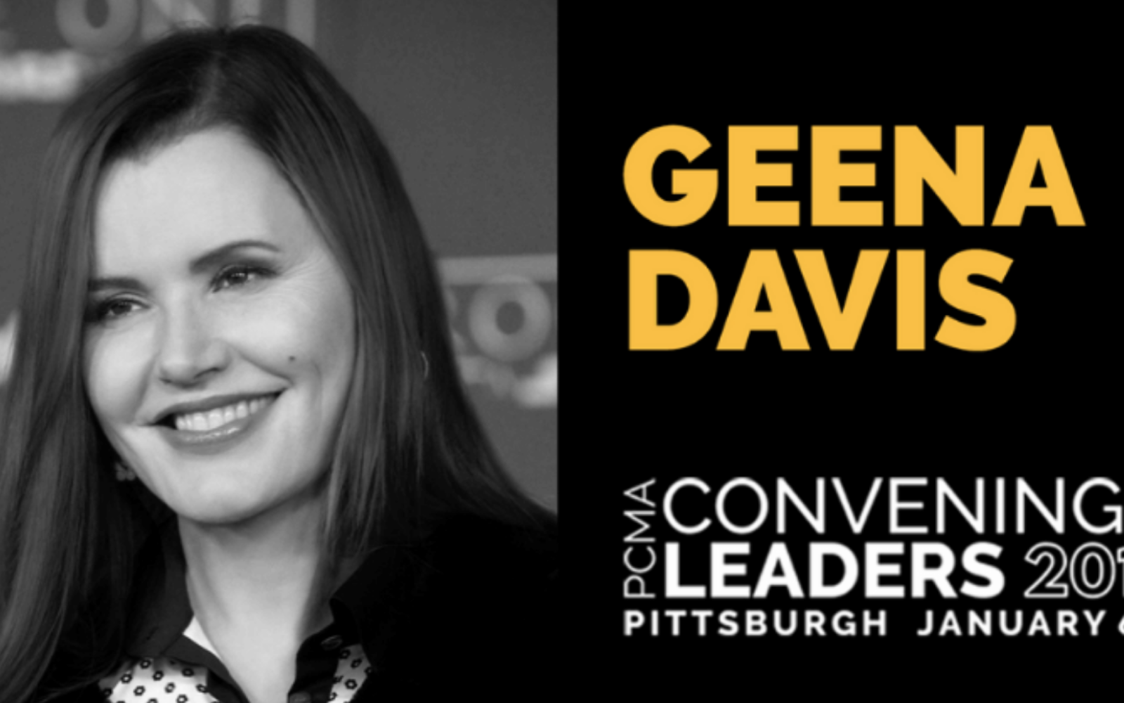 Geena Davis to deliver keynote at PCMA Convening Leaders in Pittsburgh