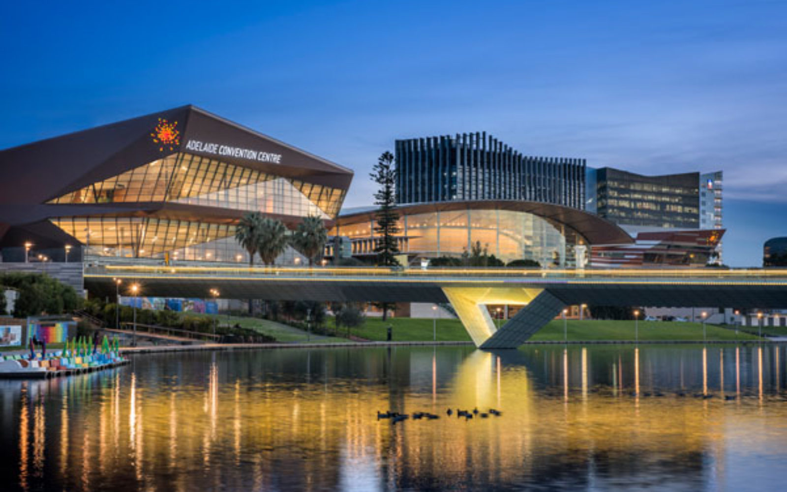 Adelaide in international orbit