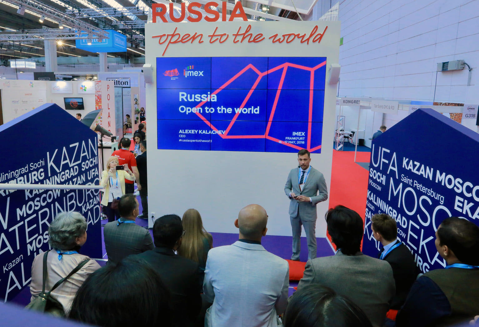 Russia’s national CVB opens to the world at IMEX