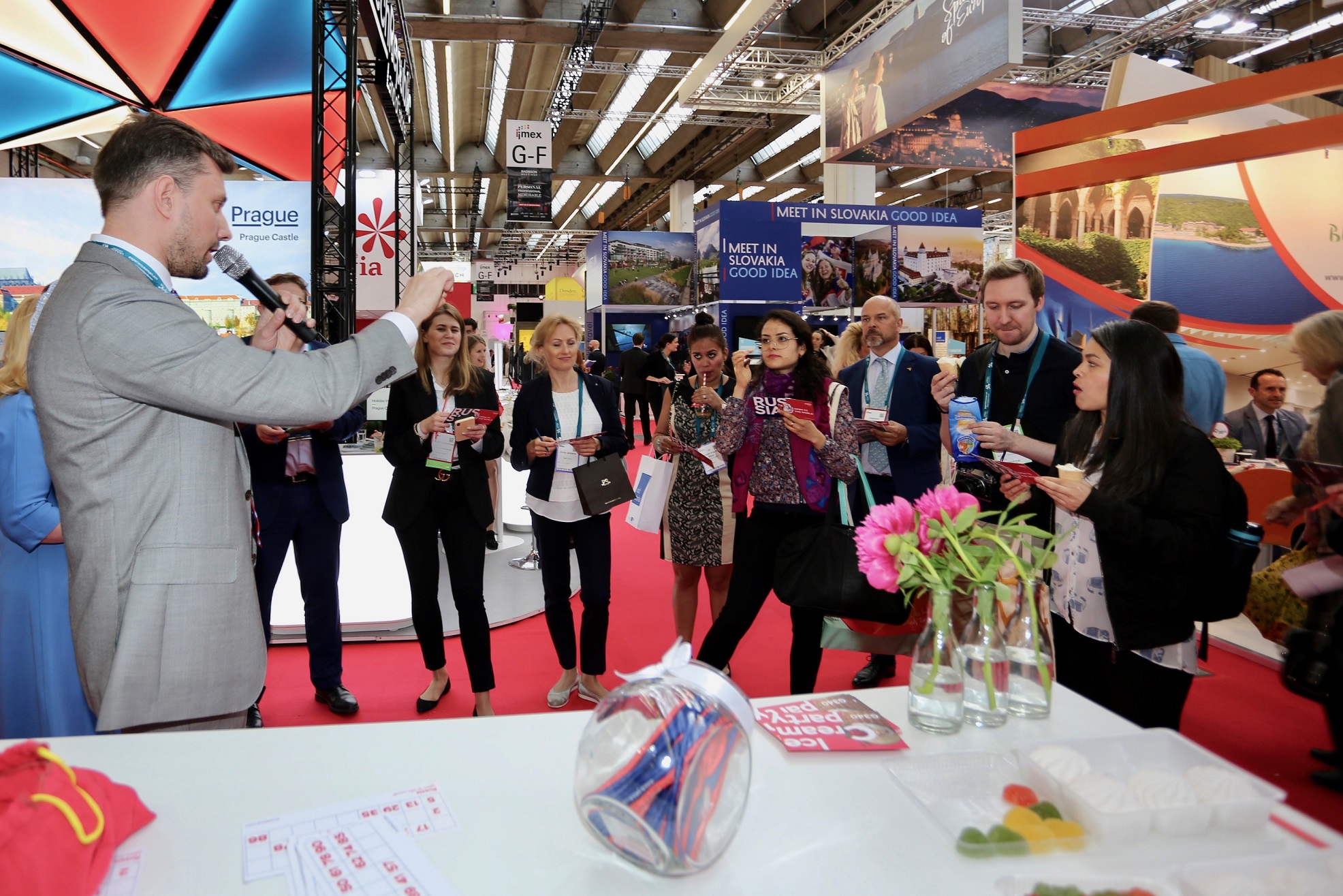Russia opens to the IMEX world with the flavour of ice cream and lotto