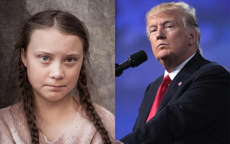 Conflicting messages from Greta and Trump in Davos