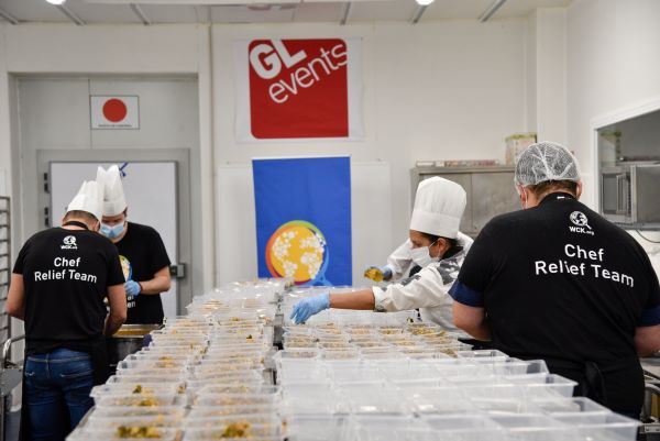 The CCIB to provide 5,000 meals per day for those in need