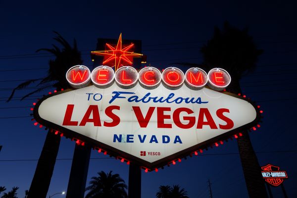 Las Vegas goes red for hospitality workers and the spirit of travel