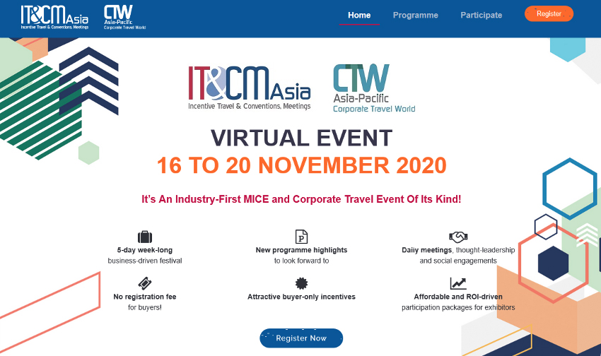 Virtual IT&CM Asia, CTW APAC double-bill to debut online in November