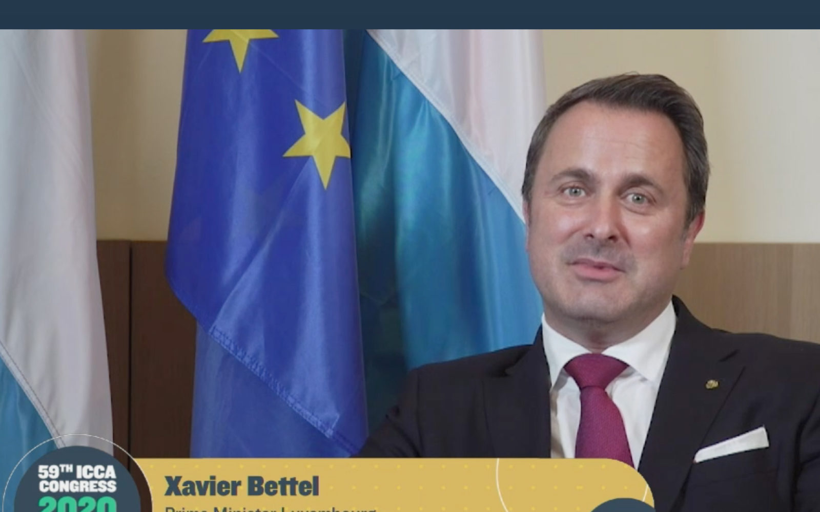 Industry draws big endorsement from Luxembourg prime minister speaking at ICCA Congress