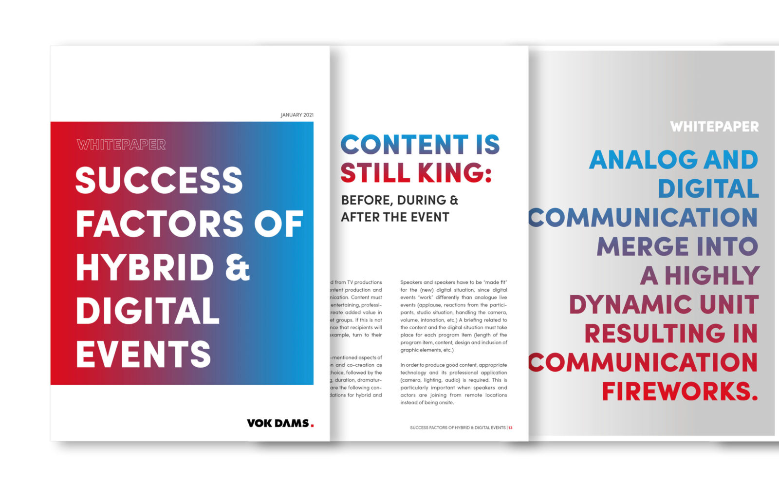 New VOK DAMS White Paper identifies six factors for digital and hybrid event success