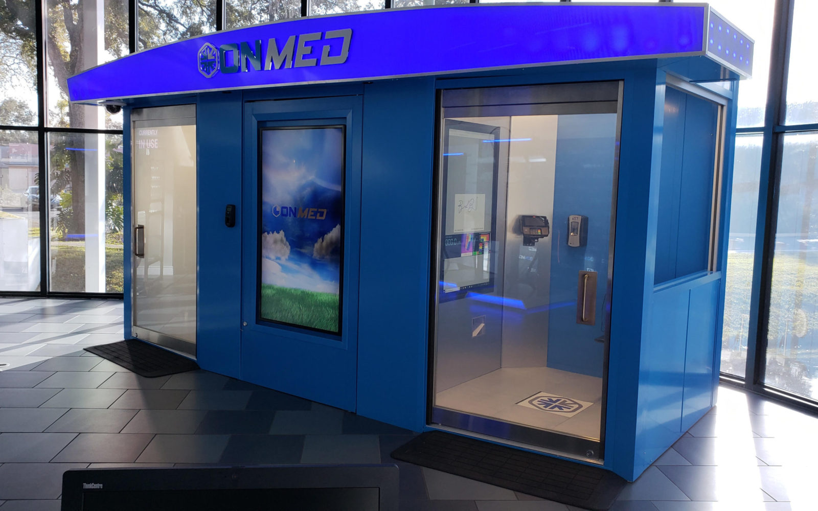 OnMed® unveils telehealth station in Las Vegas Convention Center