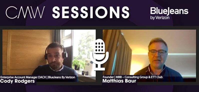 CMW Sessions - BlueJeans: Wertschöpfung aus virtuellen und hybriden Events