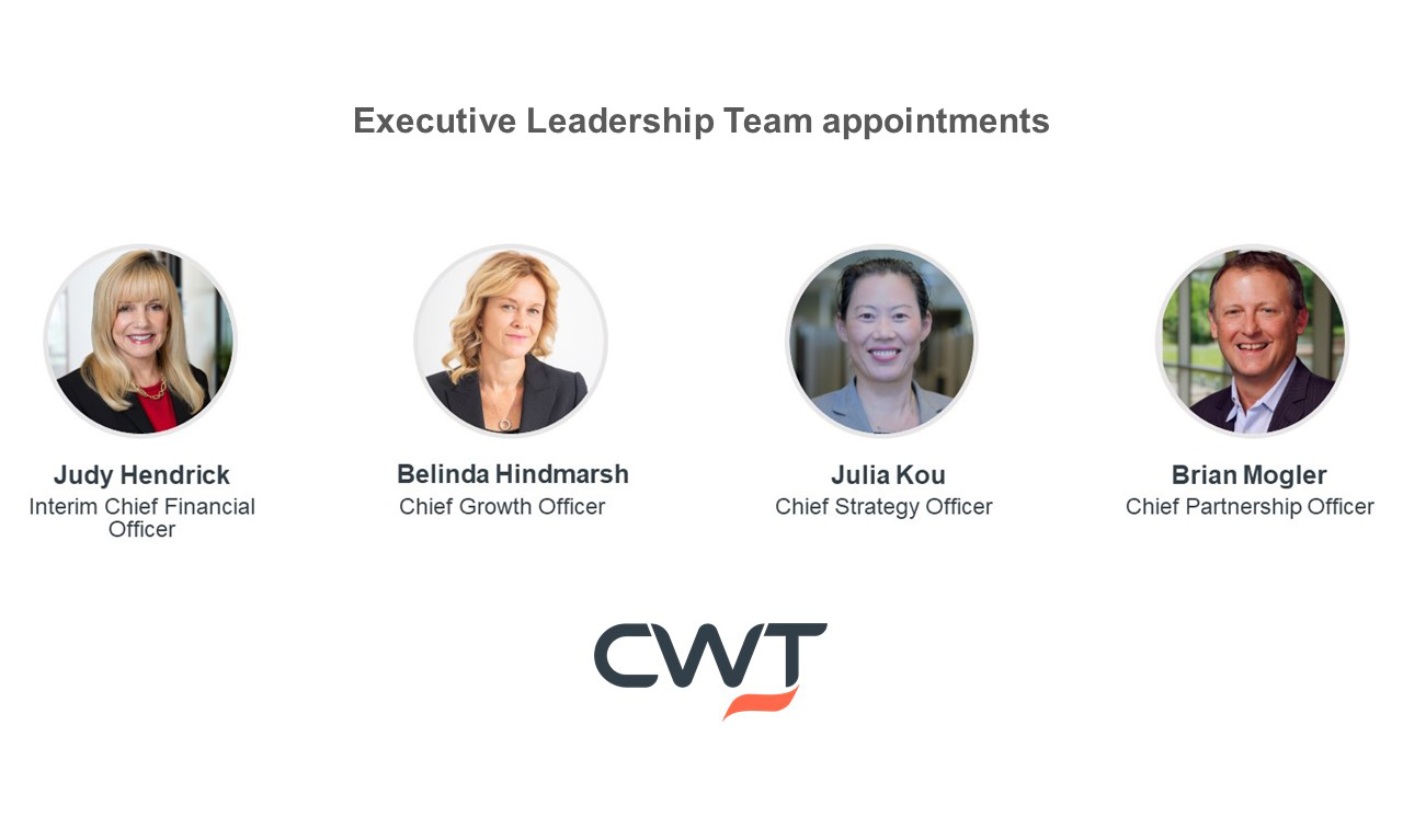 CWT makes raft of key appointments to Executive Leadership Team