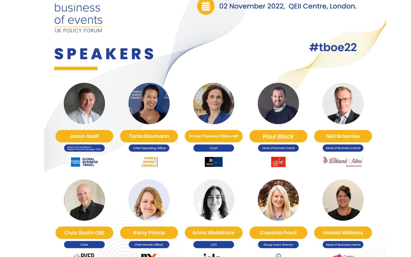 Business of Events announces programme for UK Policy Forum in London