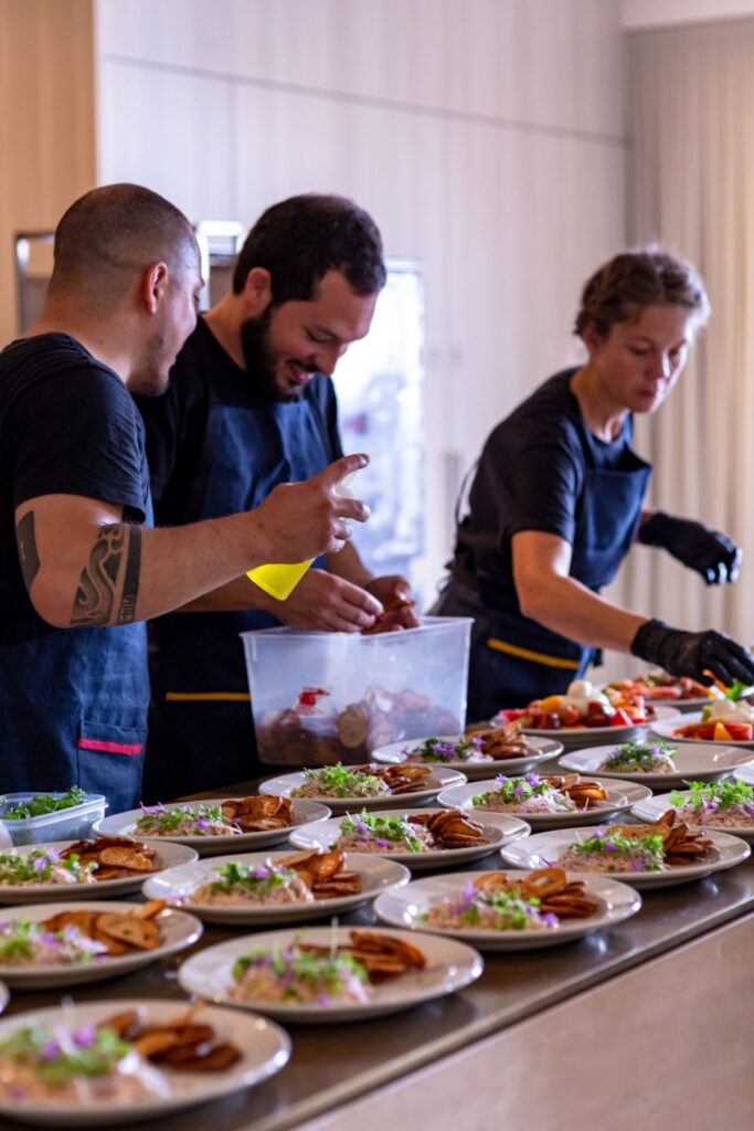 Radish Events has a zero-waste mindset and supports local farmers. Photo credit - Lucy Leonardi