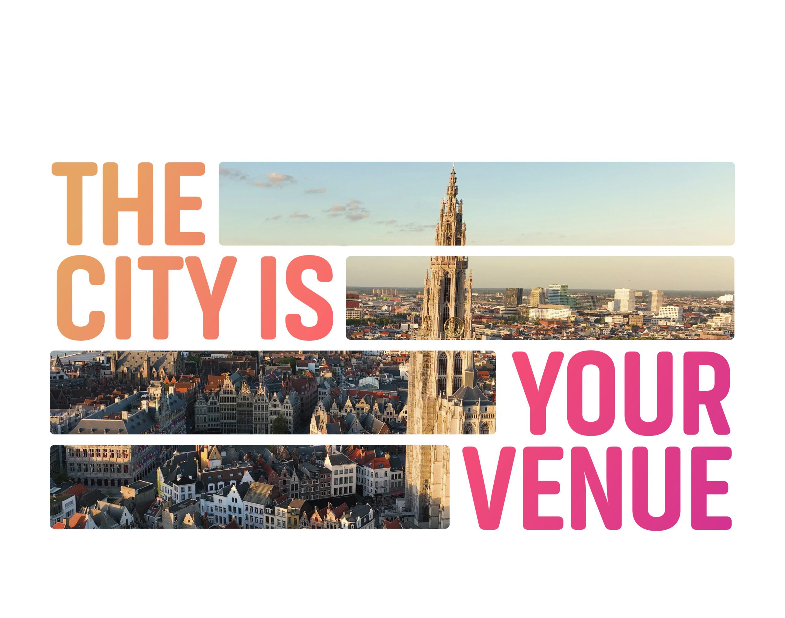 Antwerp reveals new branding with strong message that ‘the city is your venue’