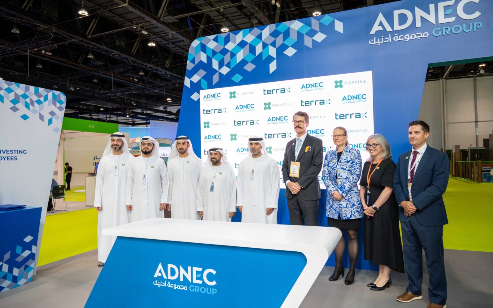 ADNEC Group partners with Terrax to introduce 100% recycled flooring system