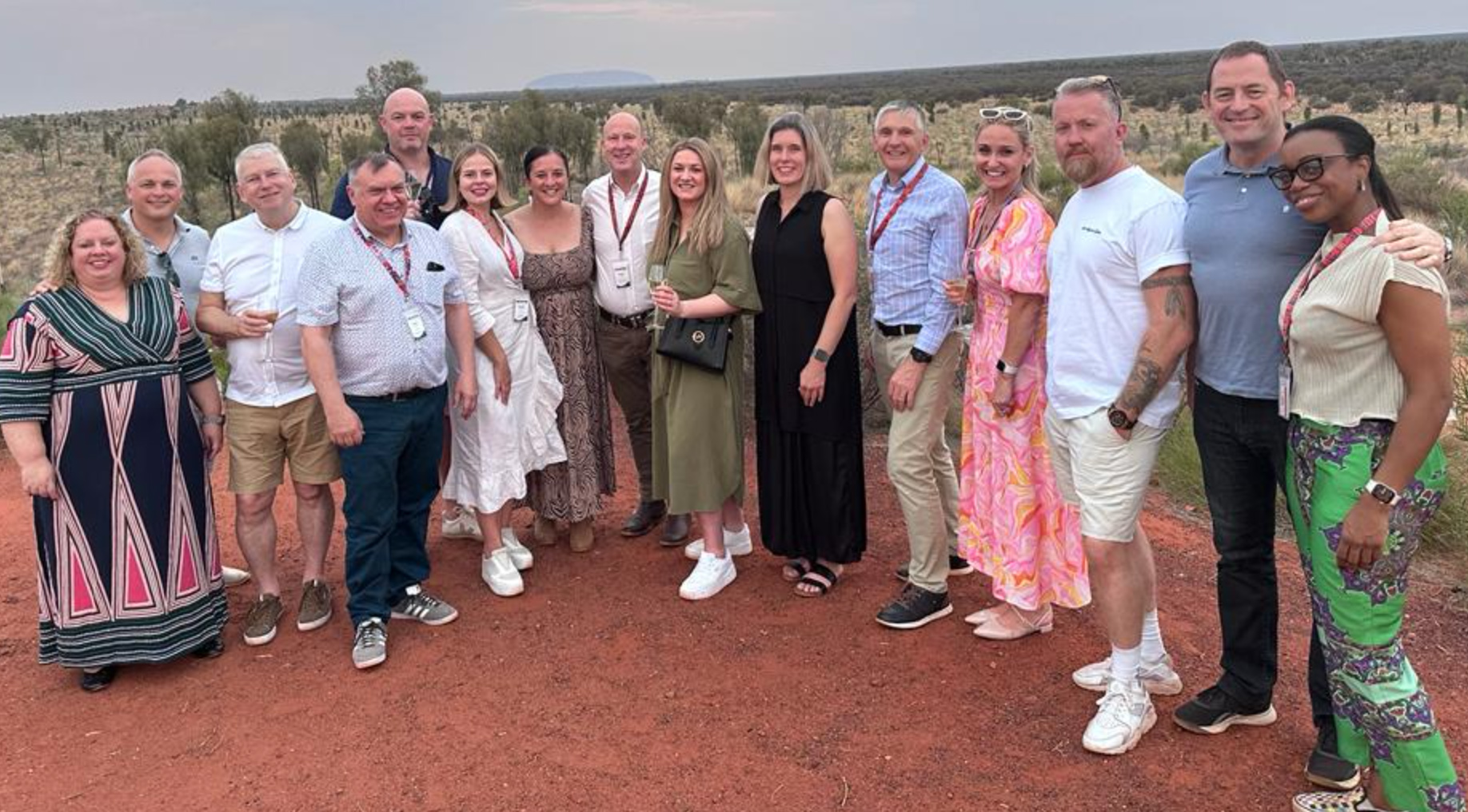 Group UK in the Red Centre
