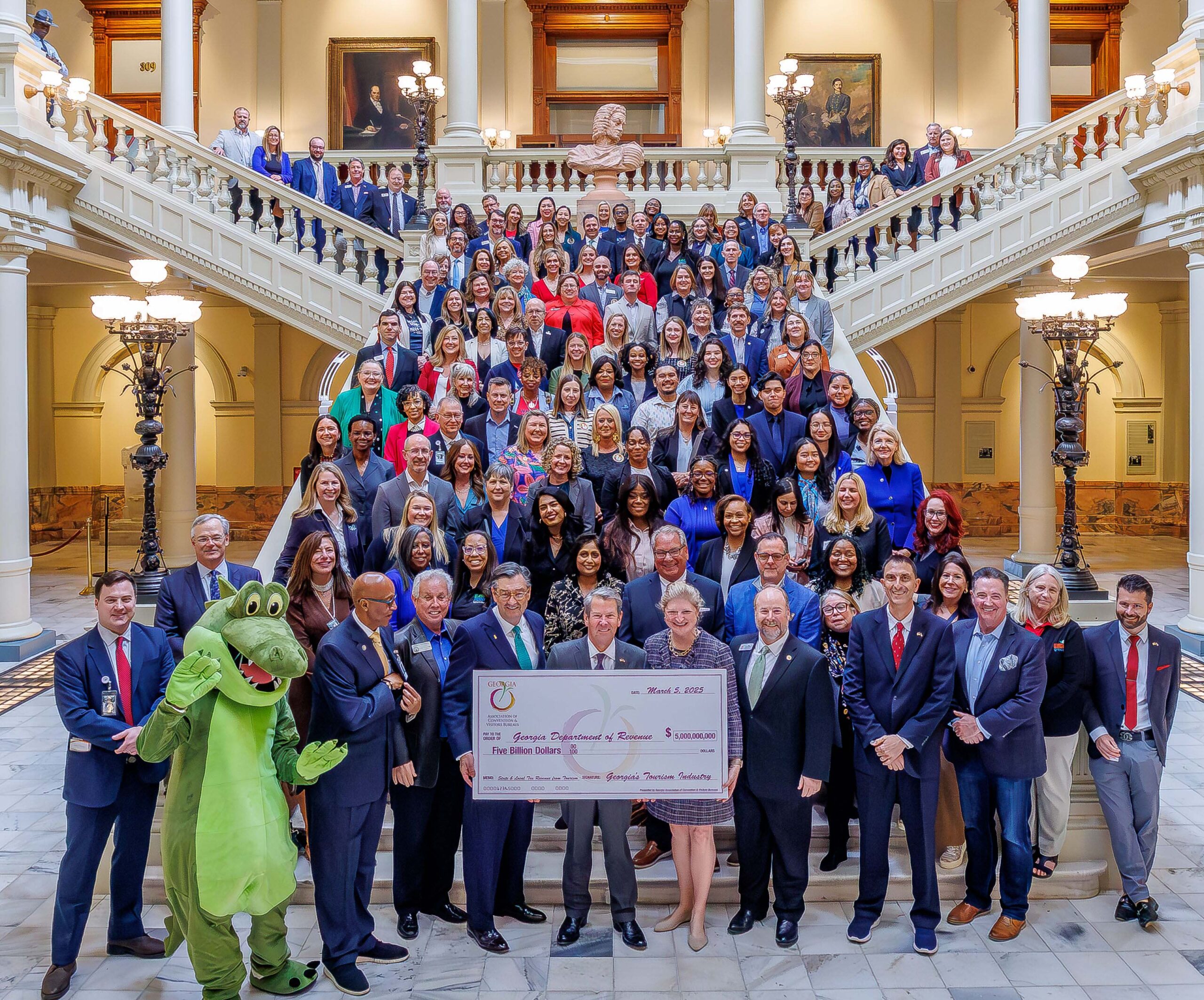 Georgia CVBs celebrate $5bn tourism deposit to state coffers with Governor Kemp