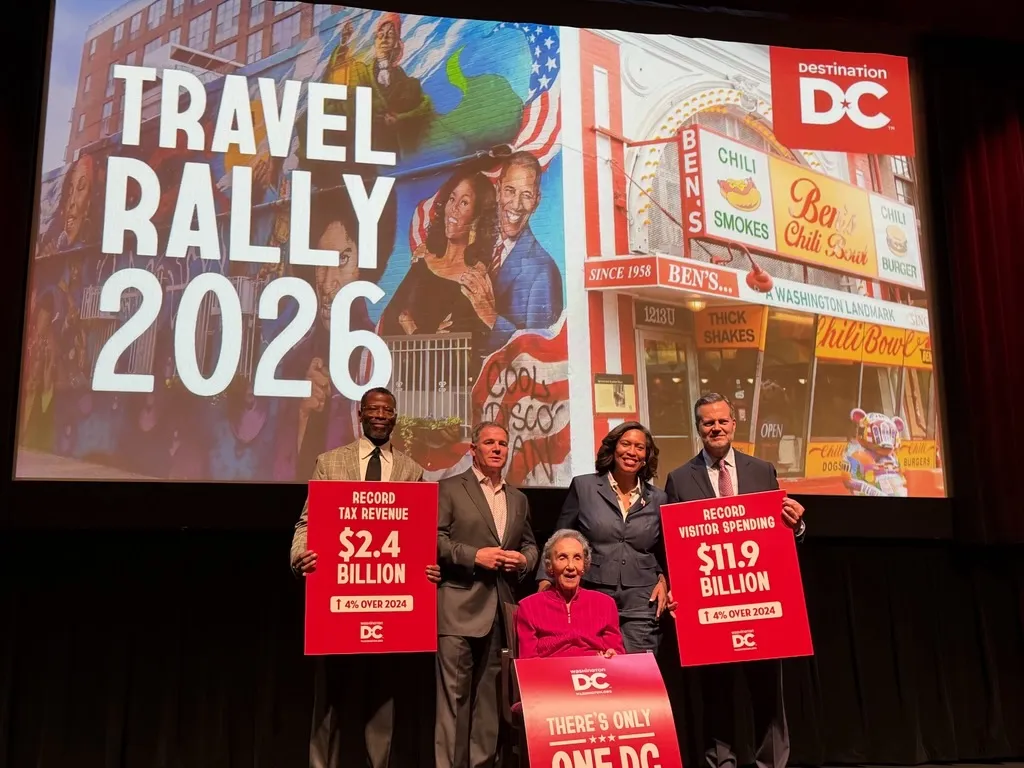 Destination DC representatives share their city's successes at the Travel Rally 2026