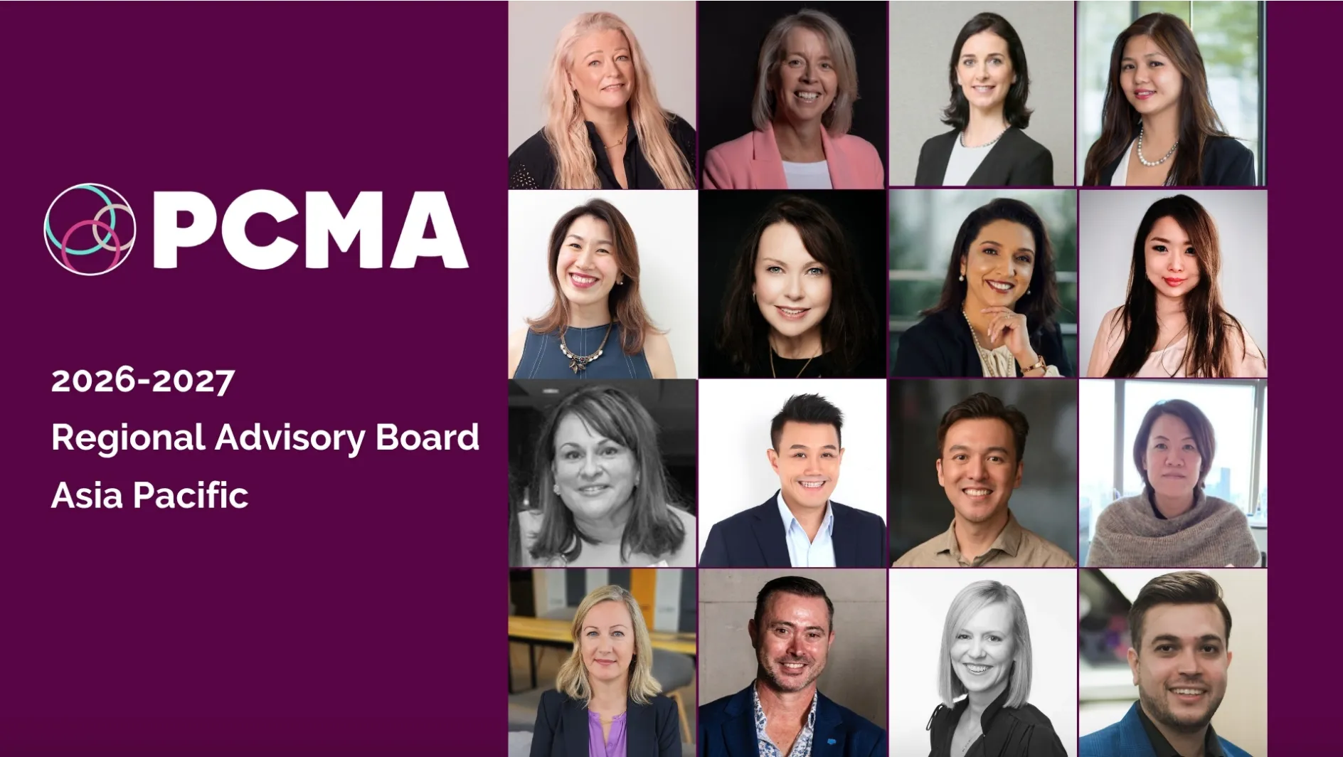 PCMA announces 2026-2027 APAC Advisory Board