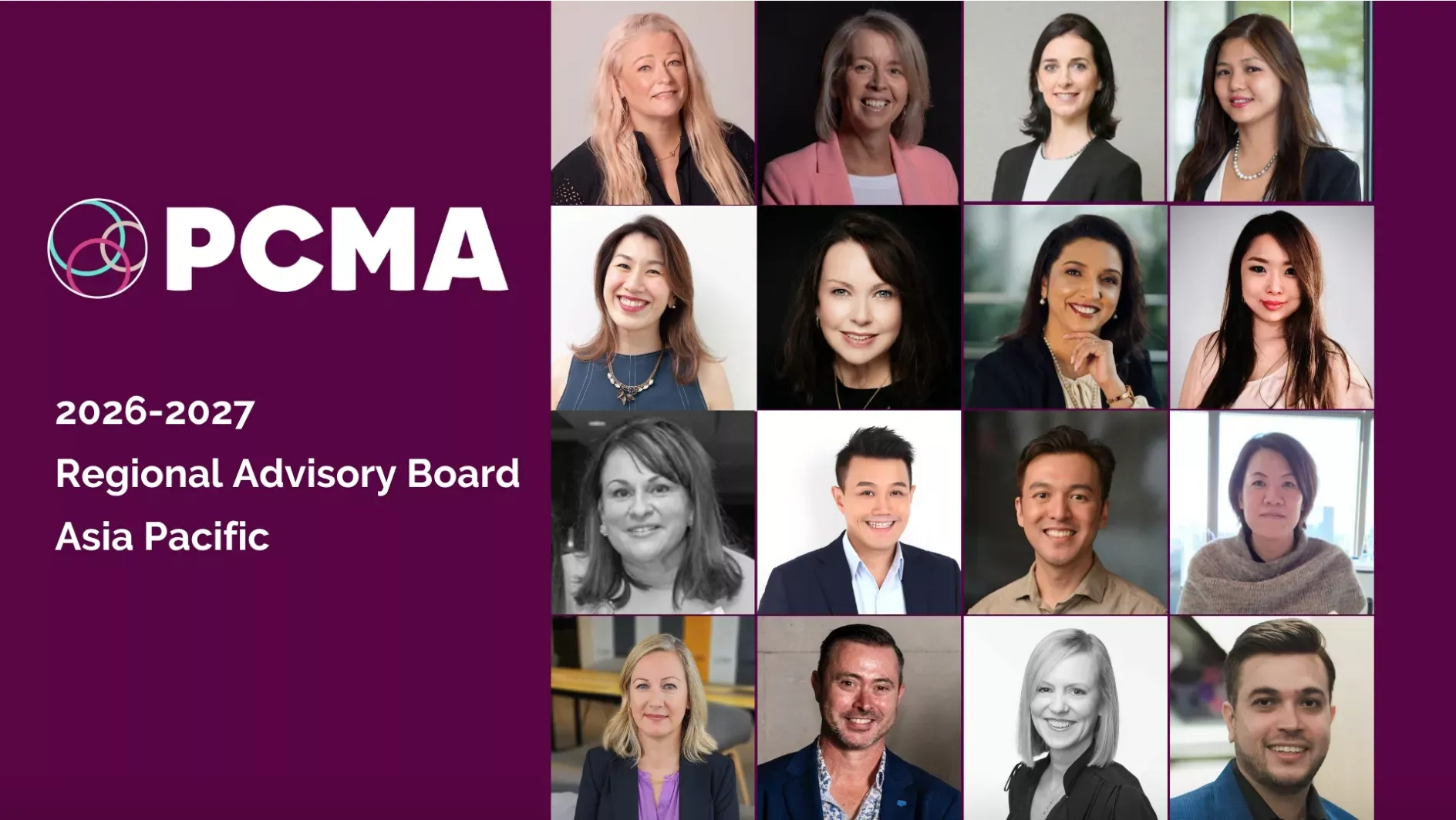 PCMA announces 2026-2027 APAC Advisory Board