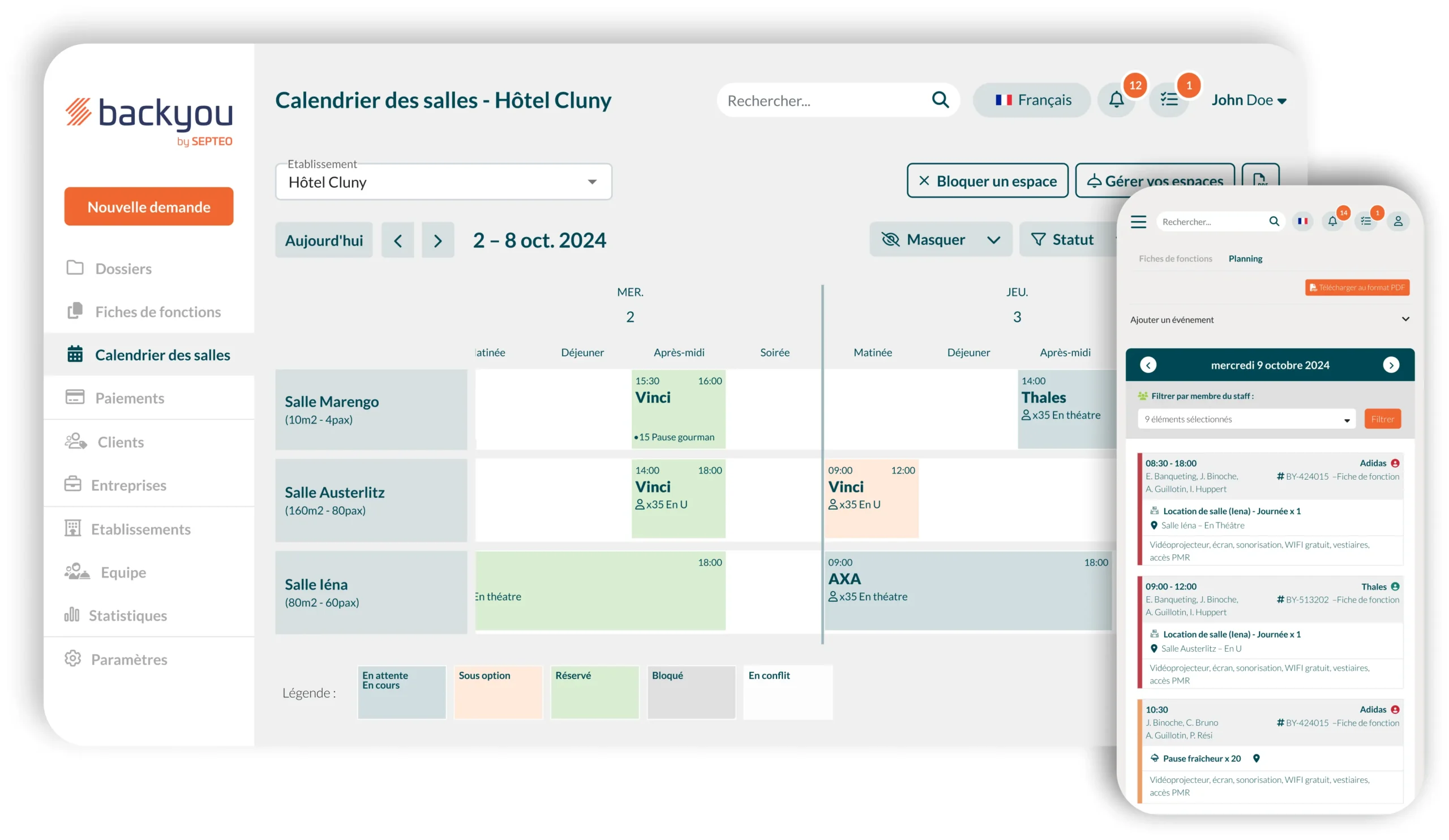 Septeo acquires MICE platform Backyou