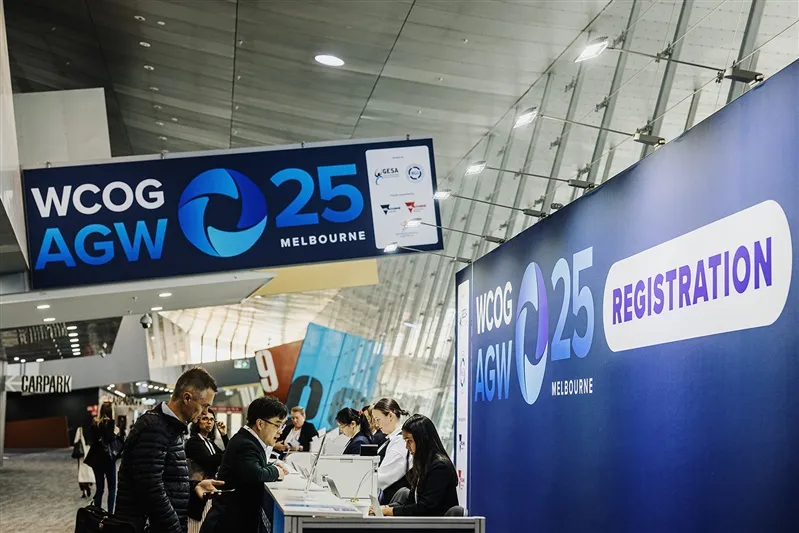 Entrance to the event: 2025 World Congress of Gastroenterology in Melbourne